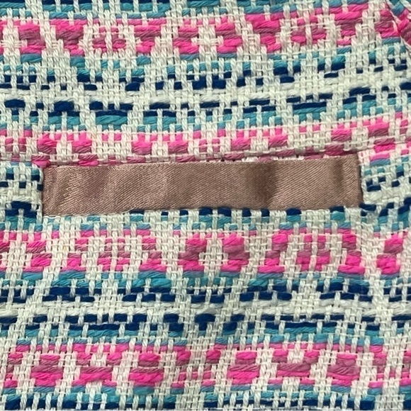 Matthew Williamson | Large Diamond Patterned Button-Up Jacket Blazer Size 10 - Picture 6 of 10